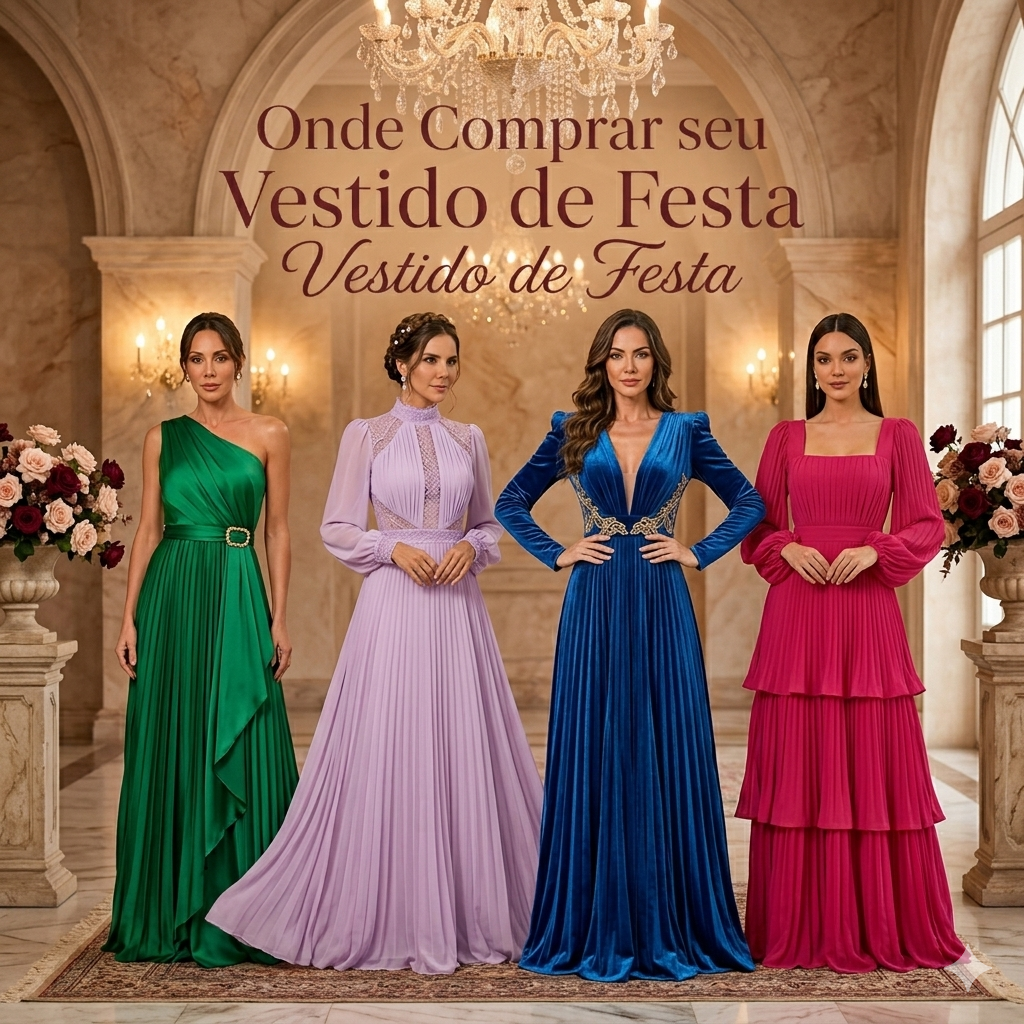 Onde Comprar Vestido de Festa e Madrinha: Roteiro Completo com 10 Lojas e Sites