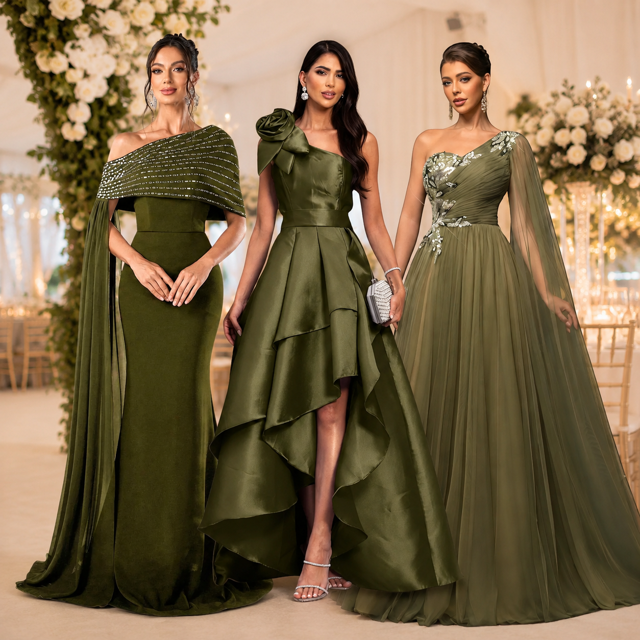 As 5 Melhores Lojas para Comprar Vestido de Festa e Madrinha: Especial Tons de Verde Oliva